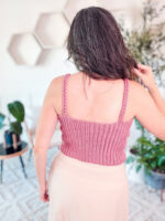 Diamond crochet pattern on Tank Top A2