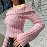 off-the-shoulder crochet pattern A13